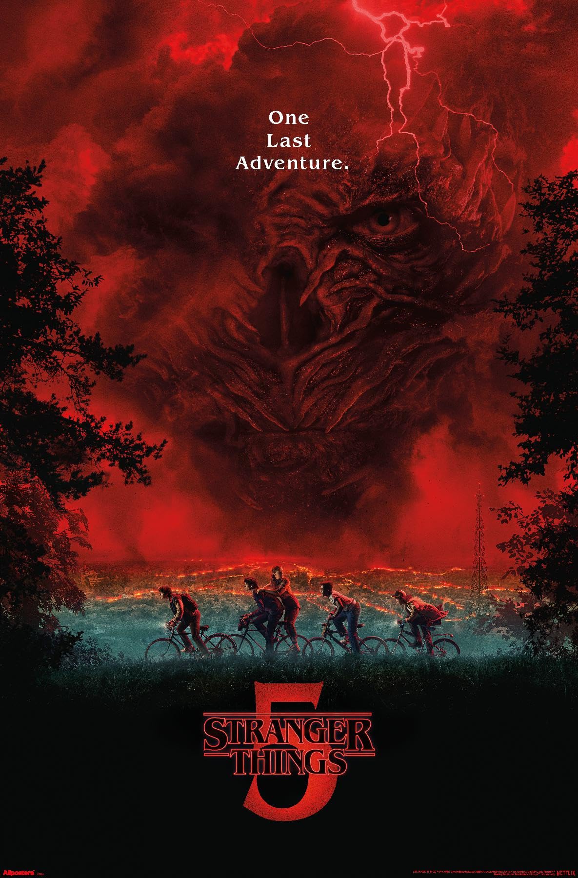 Amazon.com: Netflix Stranger Things: Season 5 (2025) - Key Art